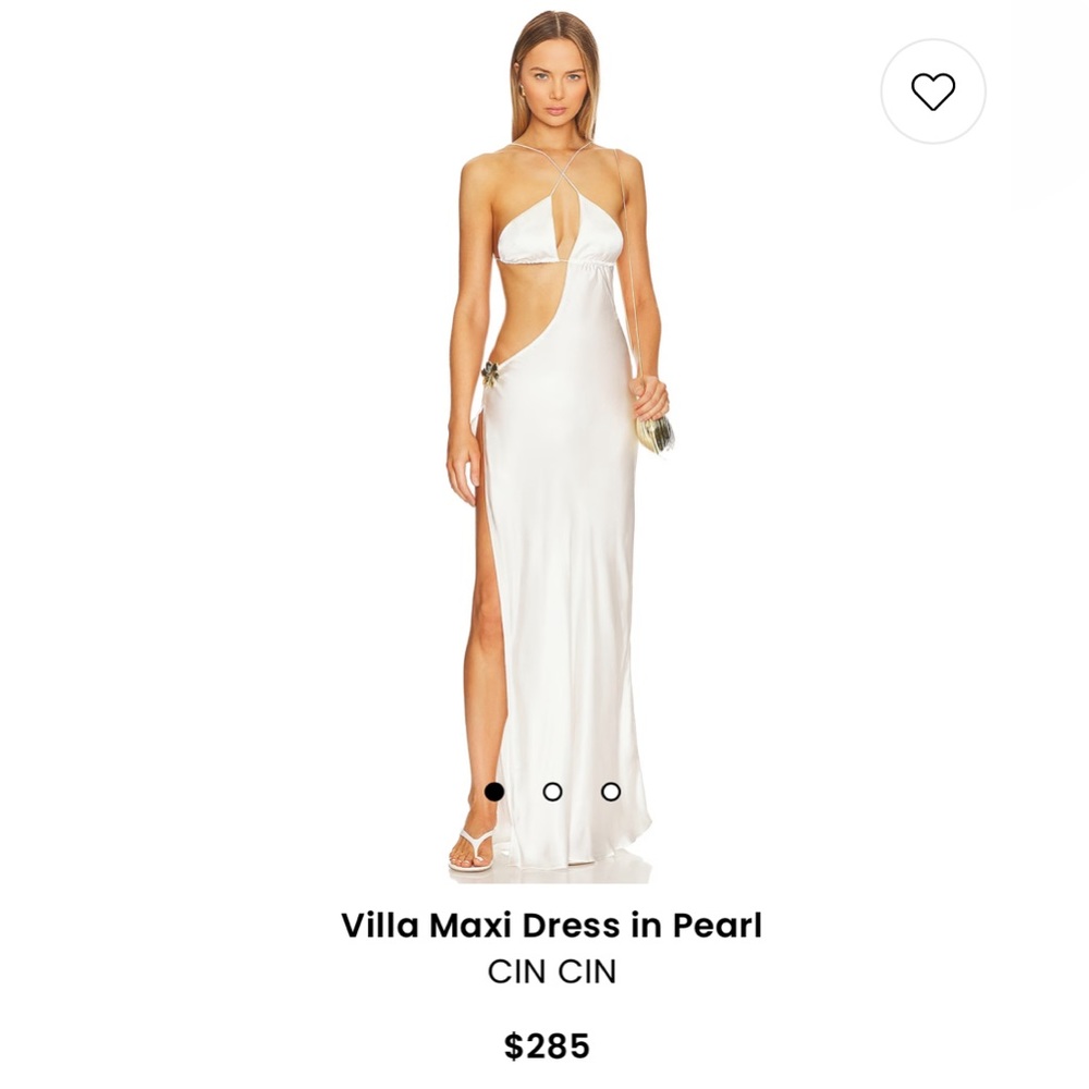 Cin Cin Villa Maxi Dress in Pearl